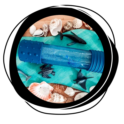 Ocean themed calm down bottle