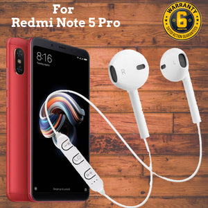 bluetooth earphone for mi note 5 pro