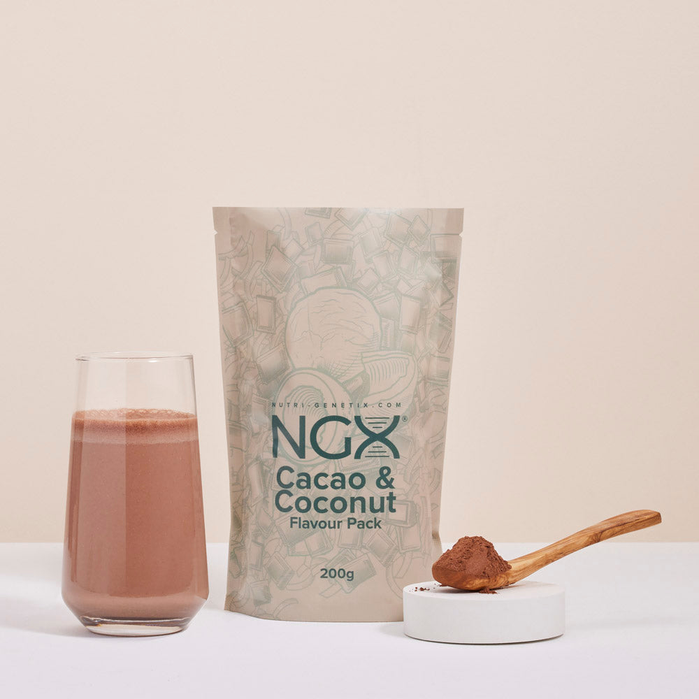Image of NGX Cacao-Coconut Flavour Boost - 200g