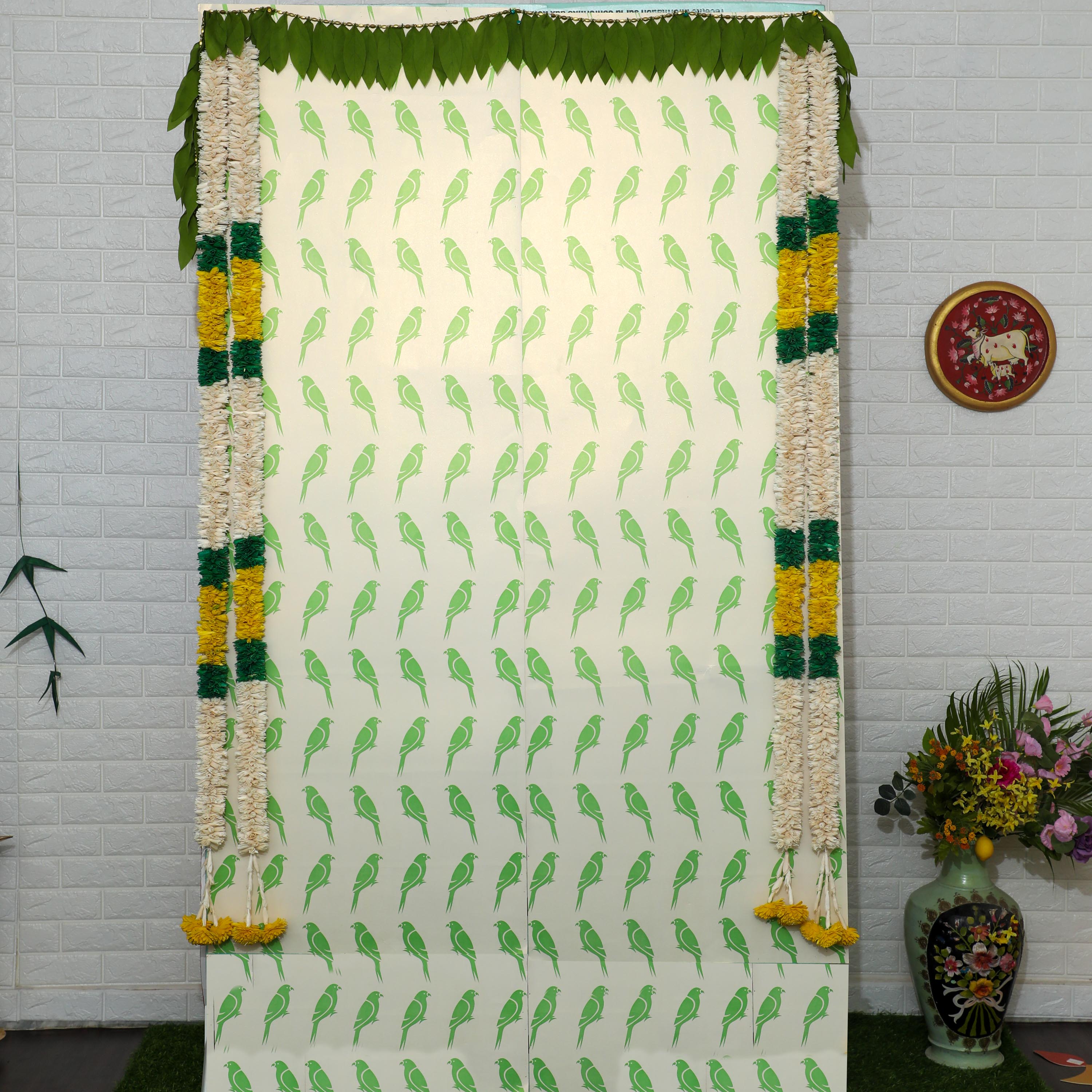 Sunshine Combo Backdrop Kit for Annaprashan ceremony in USA