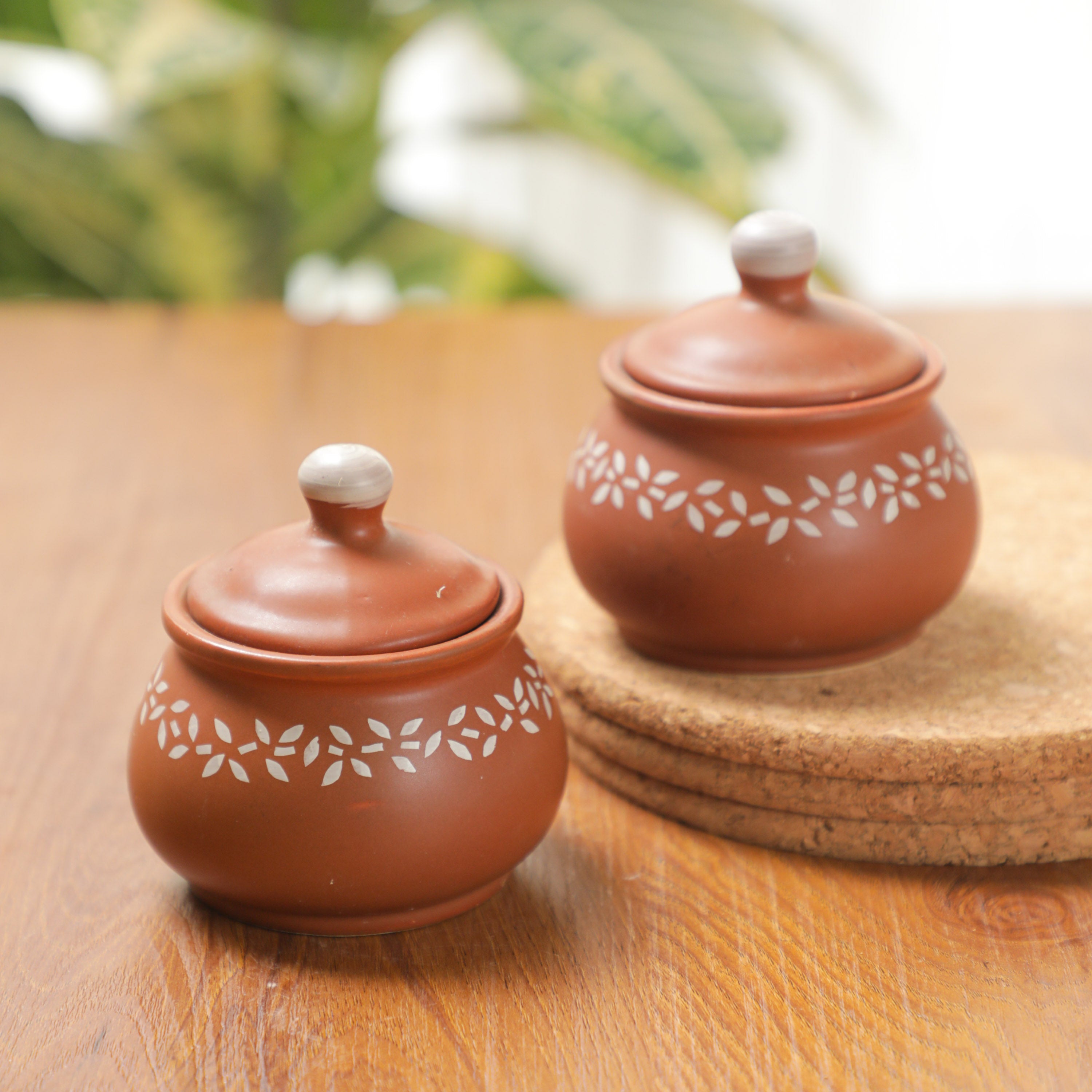  Parini Ceramic Chili Pot with Lid-Brown/Cream : Home & Kitchen