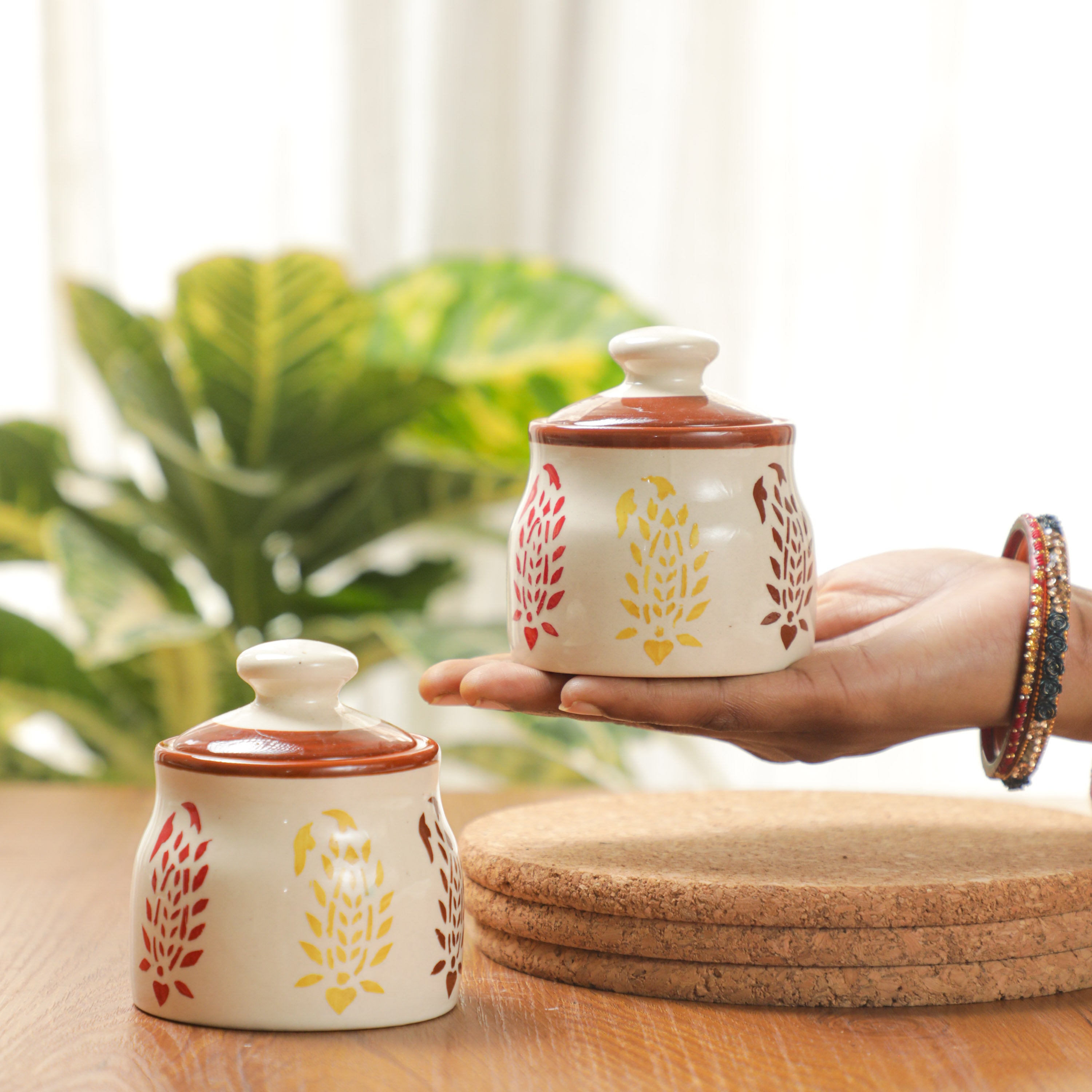 Ceramic Condiment Jars and Pots – Savvy Chic Containers