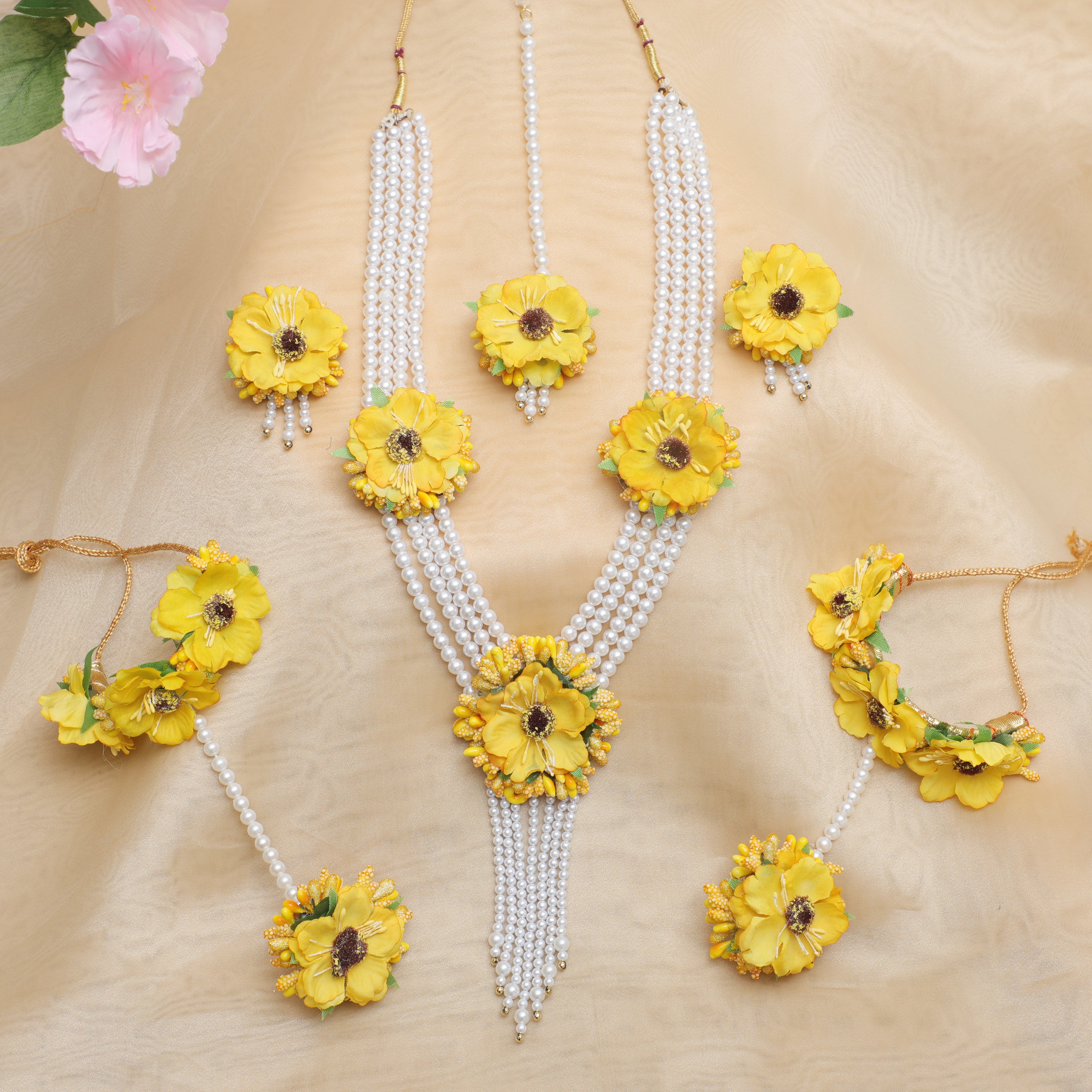 floral jewellery sets