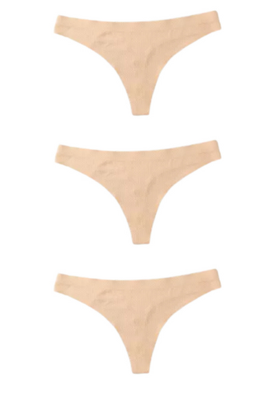 Love Knot Label  Seamless Panties (Set of 3)