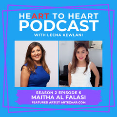 Heart to Heart Podcast | Artezaar.com Online Art Gallery