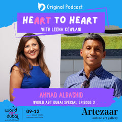 Heart to Heart Podcast | World Art Dubai | Artezaar.com Online Art Gallery Dubai | Leena Kewlani