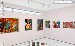 Dostana Virtual Online Art Exhibition | Celebrating 75 years of cultural unity and friendship between India & Pakistan | Artezaar.com Online Art Gallery Dubai