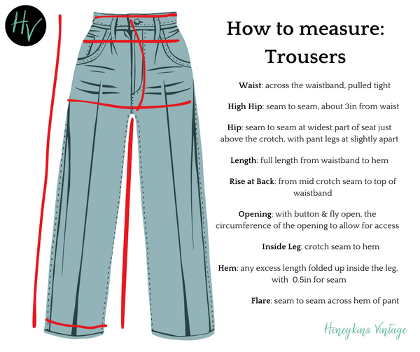 How To Measure To Find Your Size – Honeykins Vintage