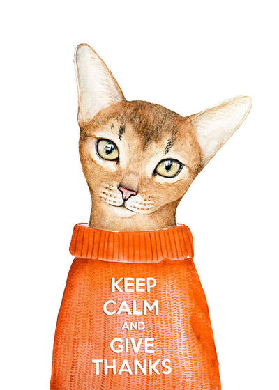 KEEP CALM CAT POSTERPosterMARY & FAPMARY & FAP