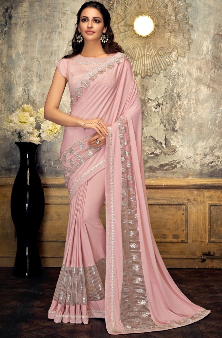 party wear light weight saree