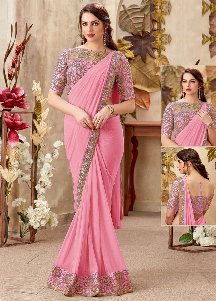 Party Wear New Fashion Saree 2024