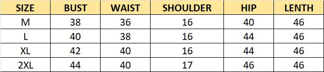 sizechart