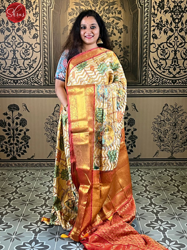 Various Colors Are Available Banarsi Semi Dupion Silk Saree With Gold Zari  Work at Best Price in Varanasi | Ali Amam Textiles