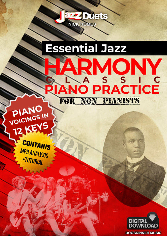 Essential Jazz Harmony 12 key Piano practice PDF + podcast ...