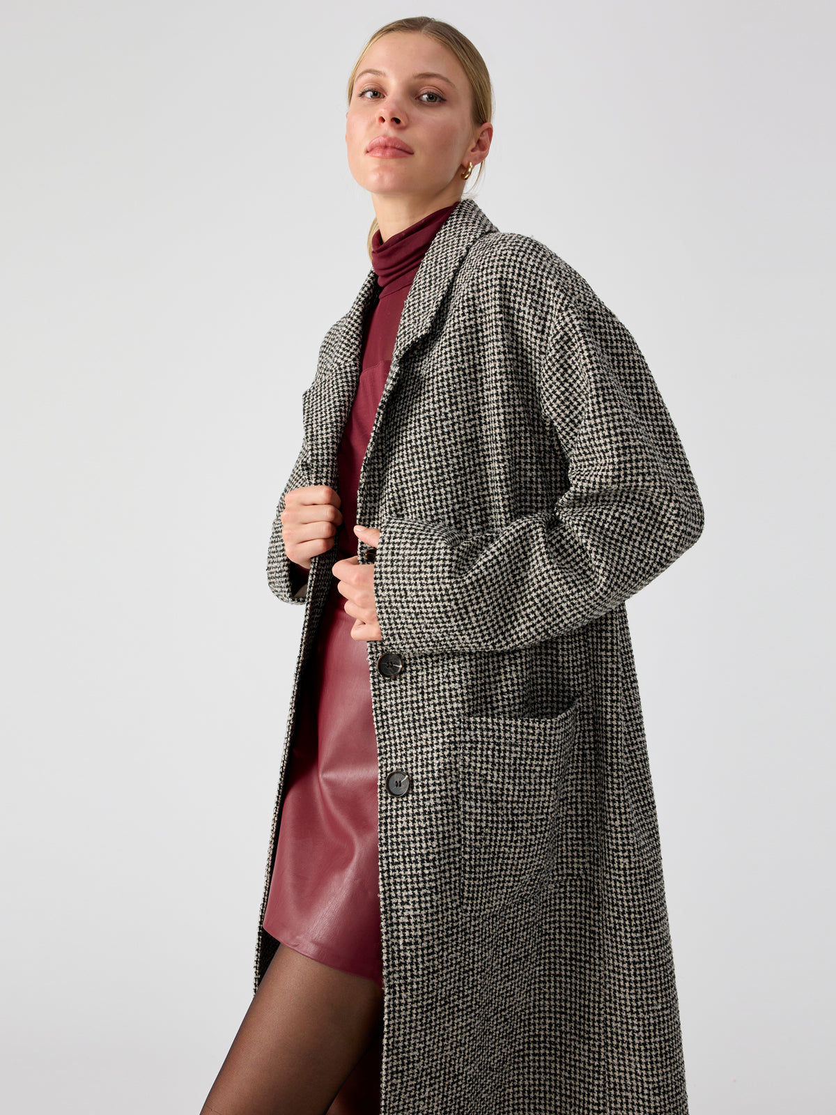 Image of Myer Coat Houndstooth