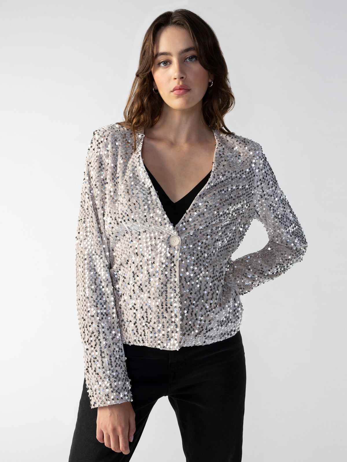 Image of Charmed Blazer Champagne