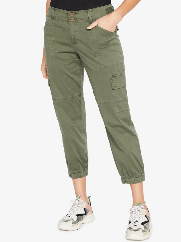 plus size olive green cargo pants