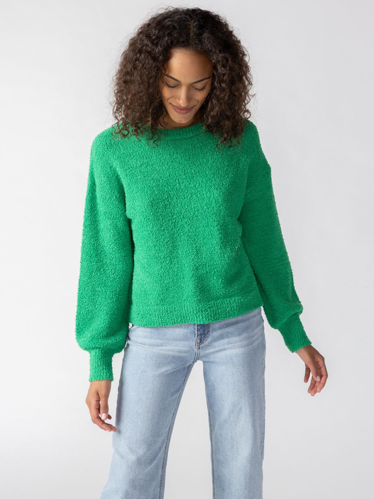 Image of Plush Volume Sleeve Sweater