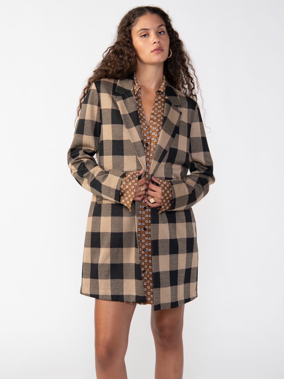 Image of Carly Coat Connor Plaid