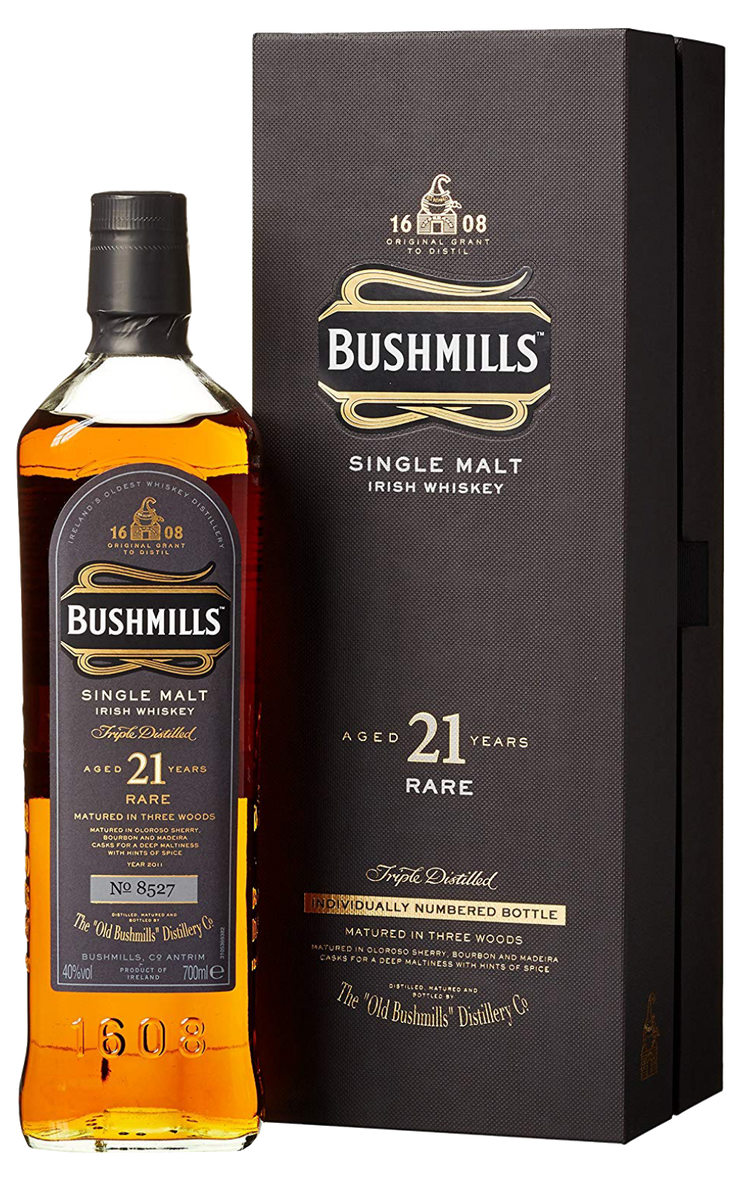 Irish single malt. Бушмилс виски односолодовый. Ирландский виски Бушмилс. Бушмилс 21. Bushmills 10 Single Malt 700 ml.