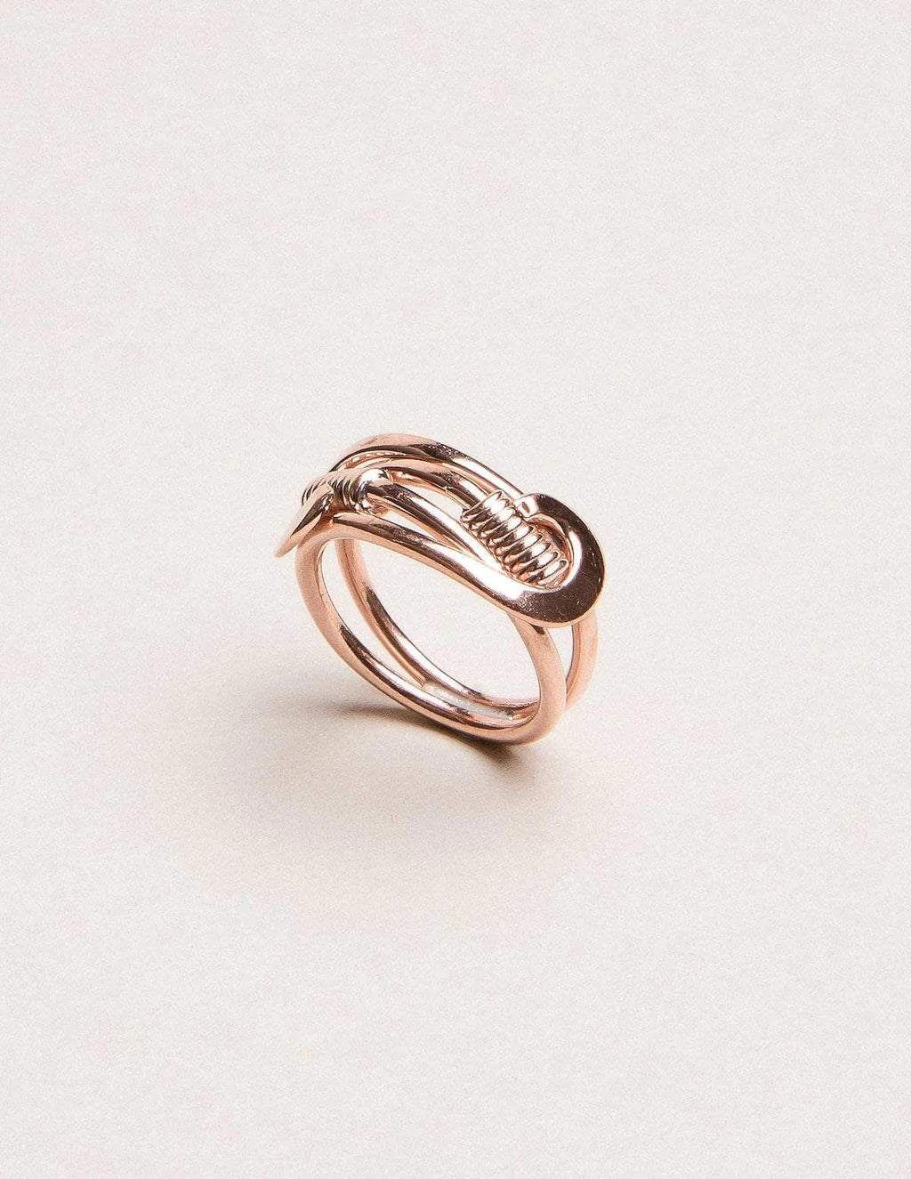 RING 828 - Snake Ring in 18kt Rose Gold - Michael Alexander Jewelry