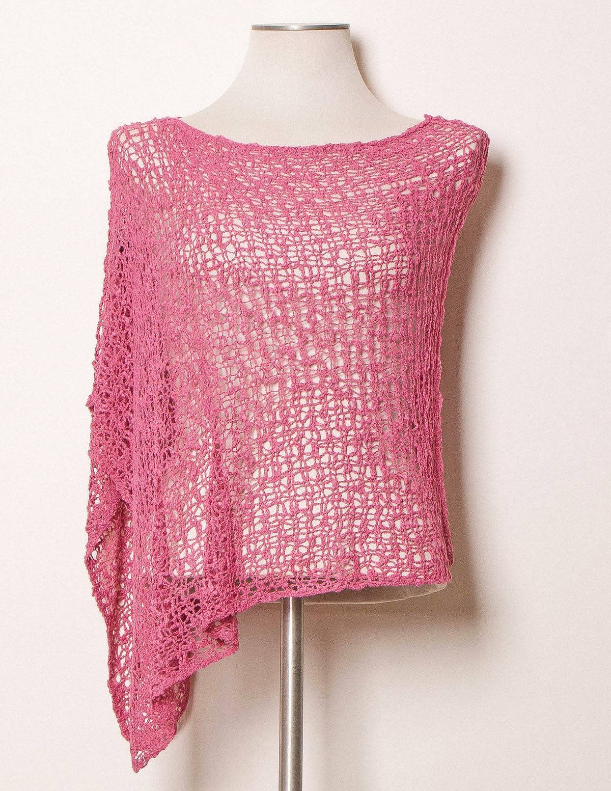 Handwoven Riva Knit Poncho