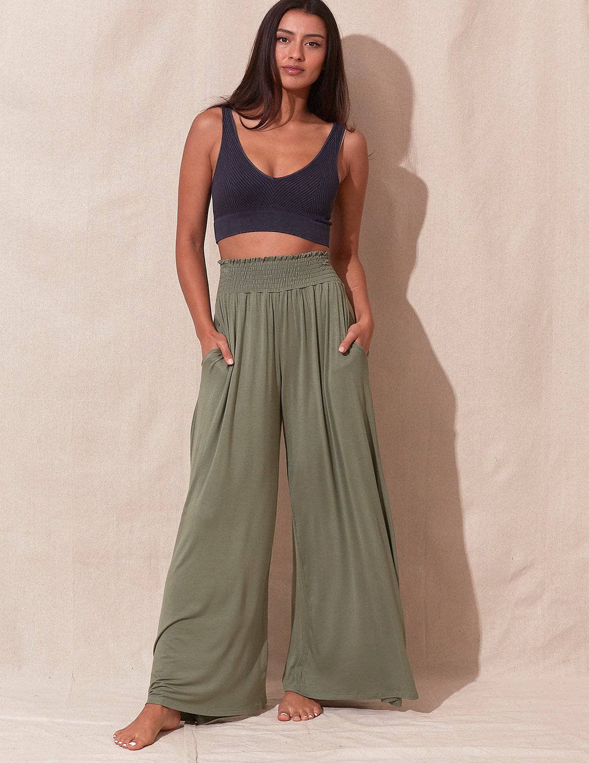 Bamboo Palazzo Pants — Sivana