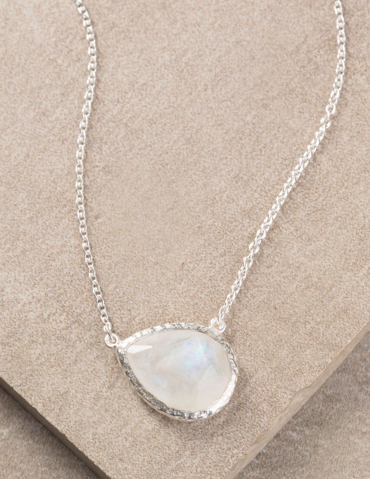 Eva Moonstone Necklace — Sivana