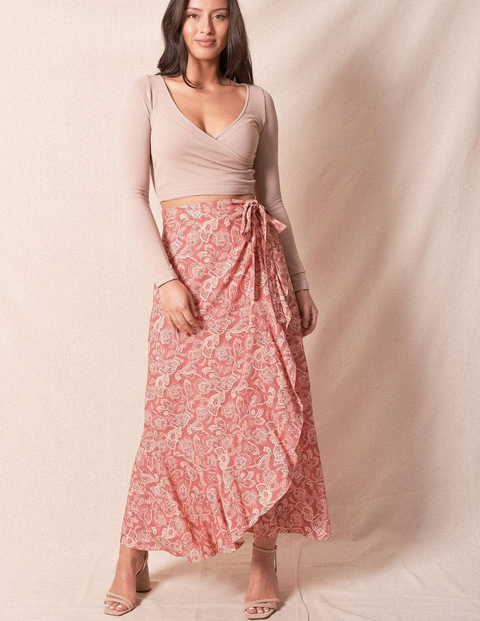 Bamboo / Organic Cotton Wrap Skirt