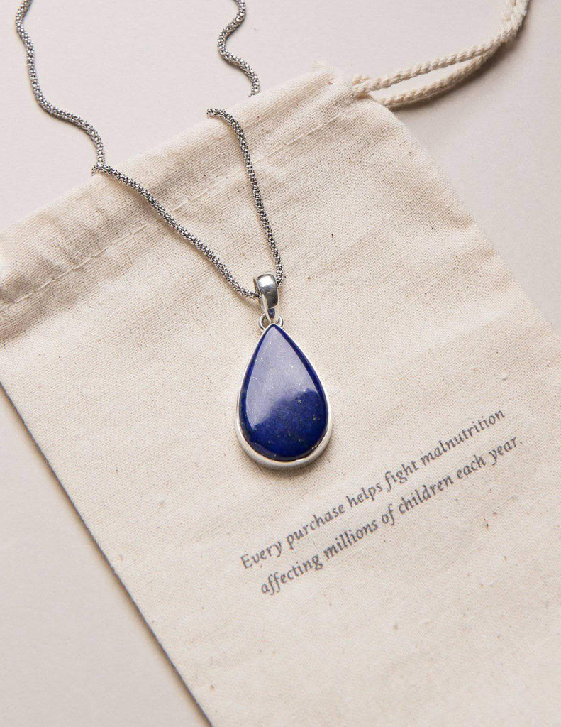 lapis pendant