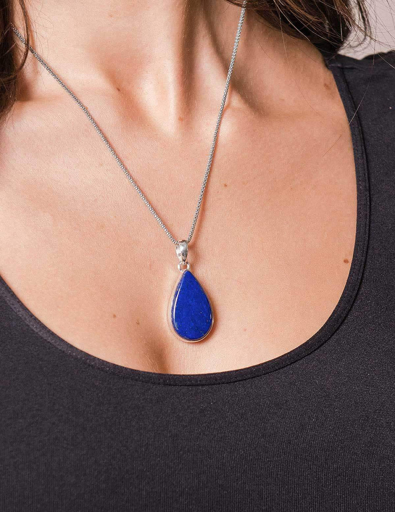 lapis pendant