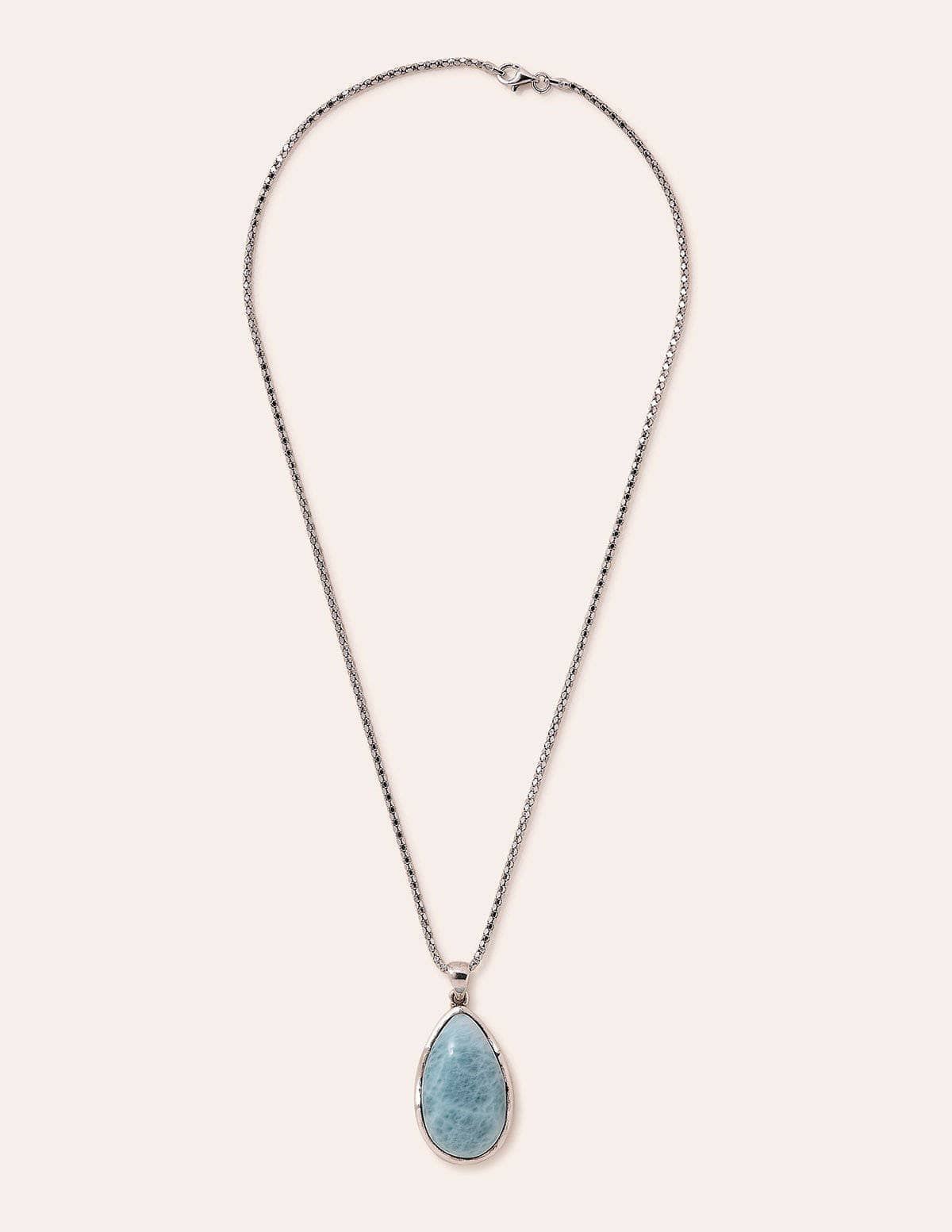 Larimar Teardrop Pendant