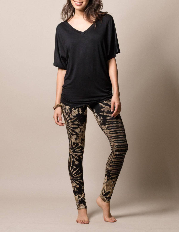 Designer Black Ankle Length Leggings Cotton Leggings Slim Fit Animal Print  Leggings – Lady India