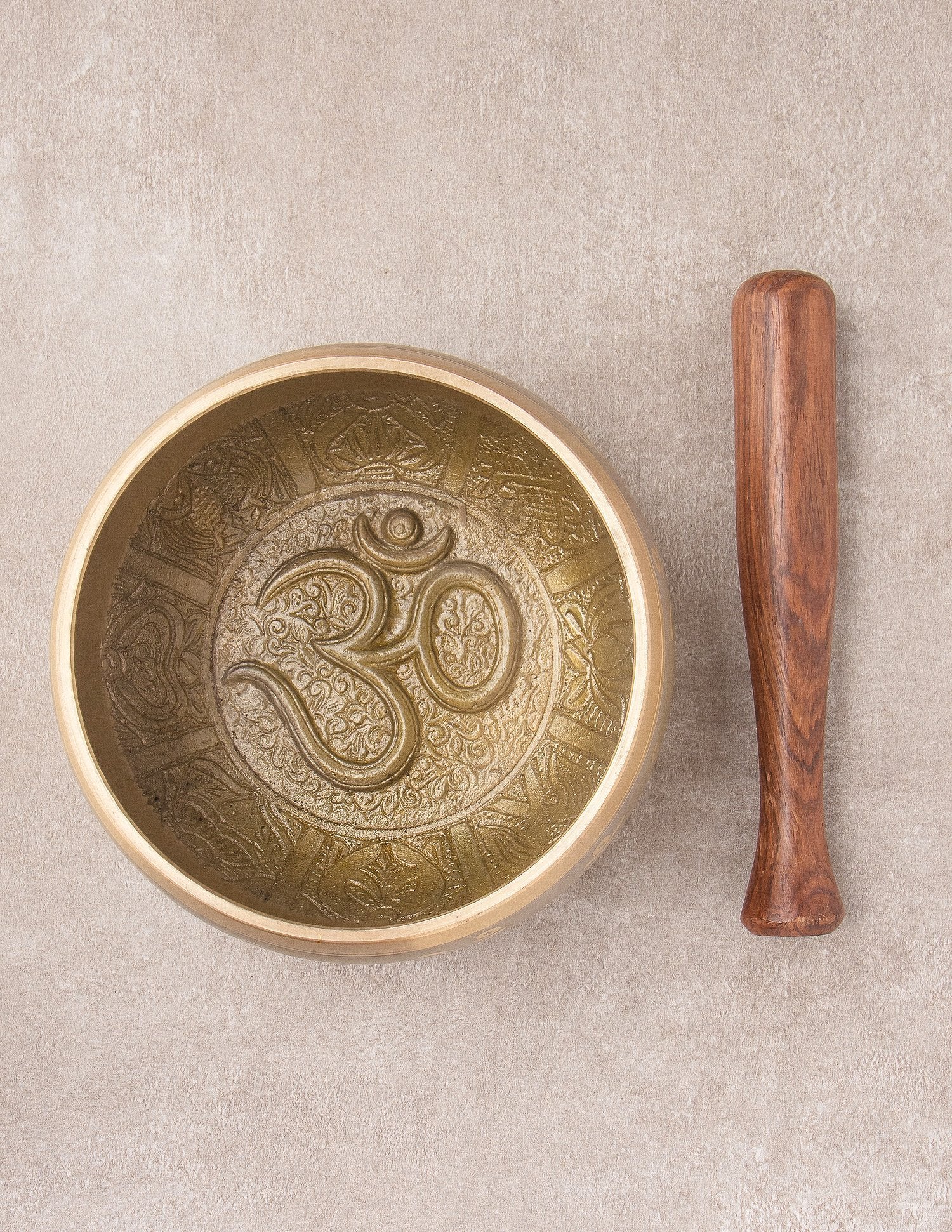 Om Singing Bowl - 5 inch