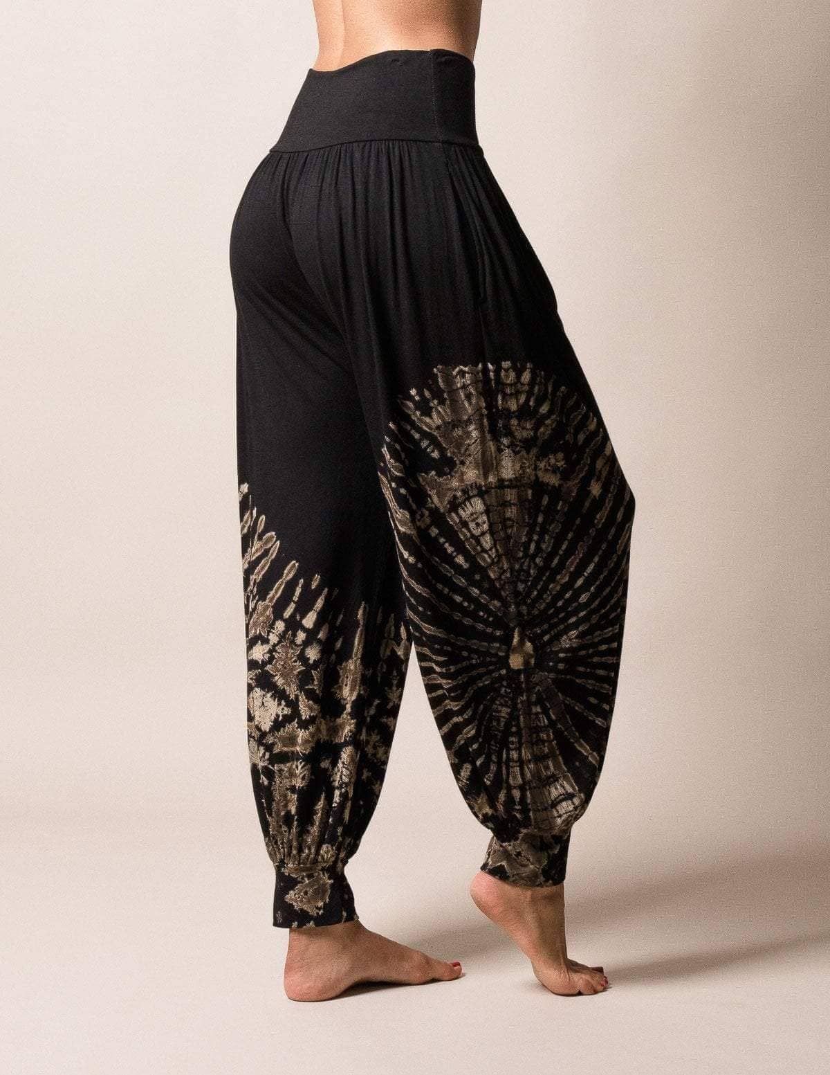 Spiral Tie-Dye Harem Pants — Sivana