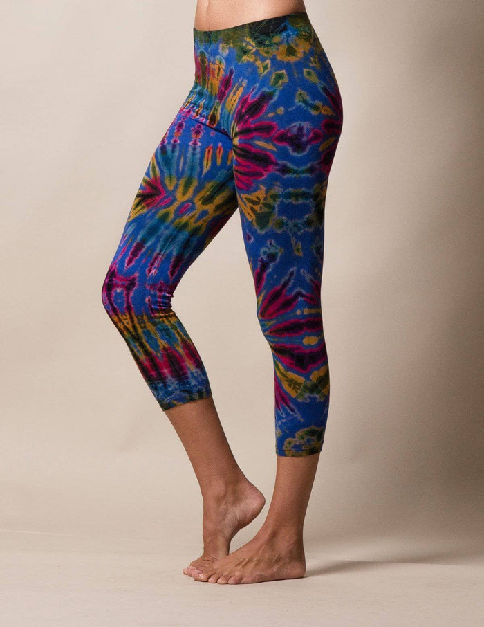 Onzie Space Jewels Capri Leggings Size Medium Large Athletic Yoga Pants  Cropped