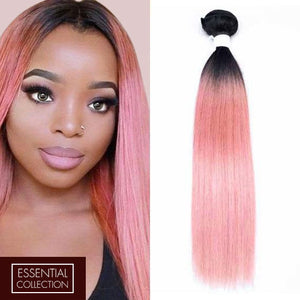 Pink Hair Extensions 100 Remy Bundles Sew In Weave