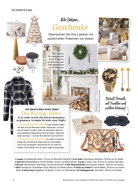 Dorsya- Asteria Awatch in the Country Homes Magazine Germany