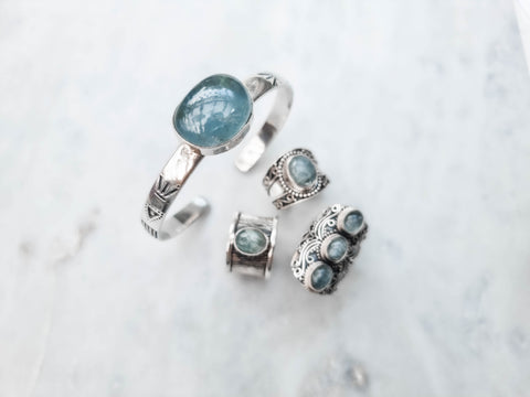 aquamarine jewellery by dorsya