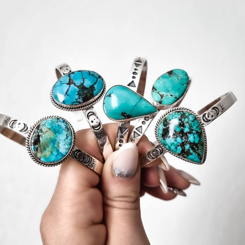 turquoise jewellery, healing gemstone jewellery, silver jewellery by dorsya