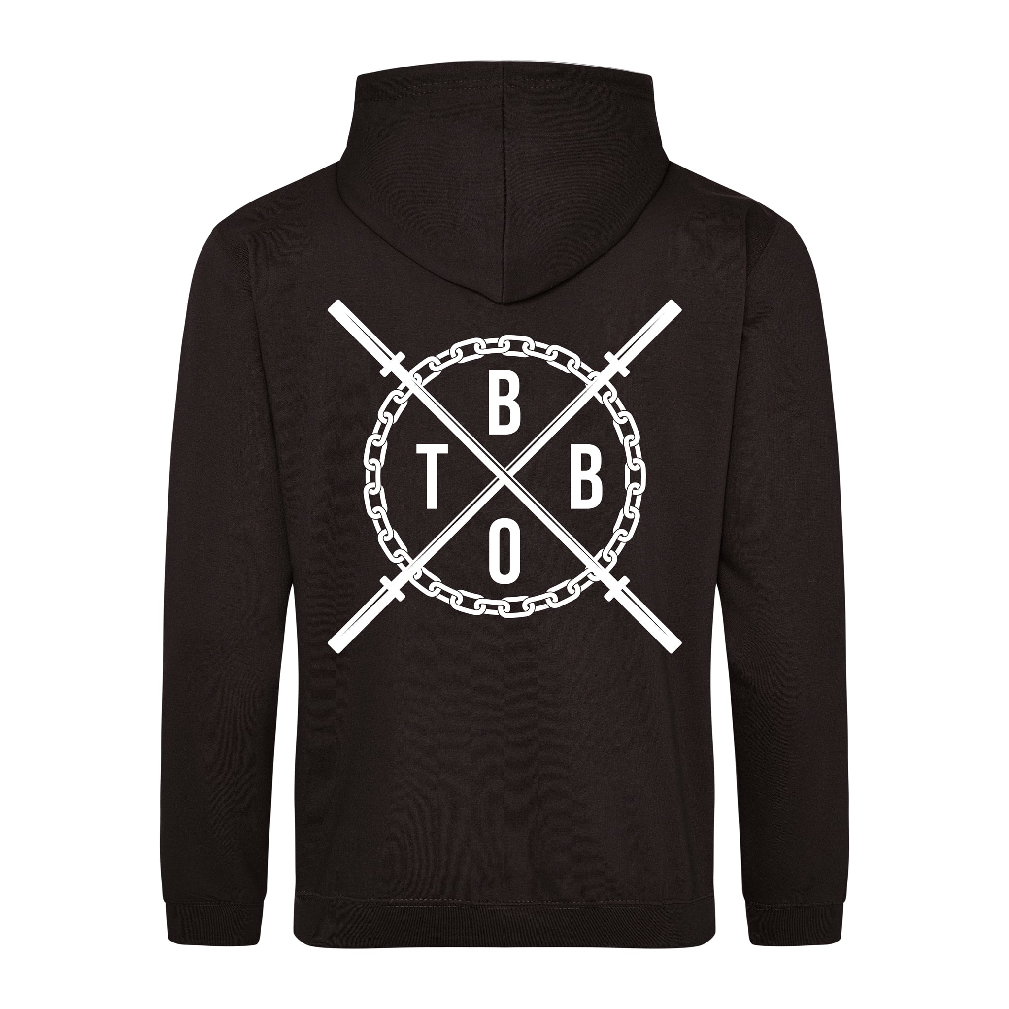 black chain hoodie