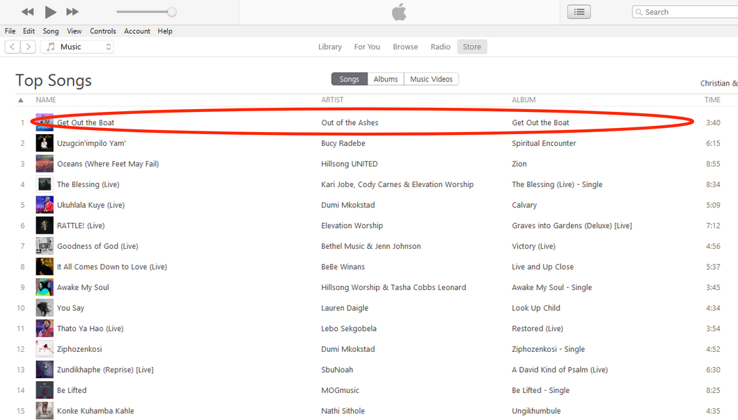 itunes charts