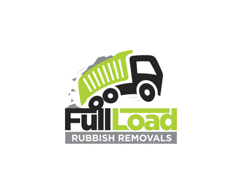 Full load rubbish removals logo example 