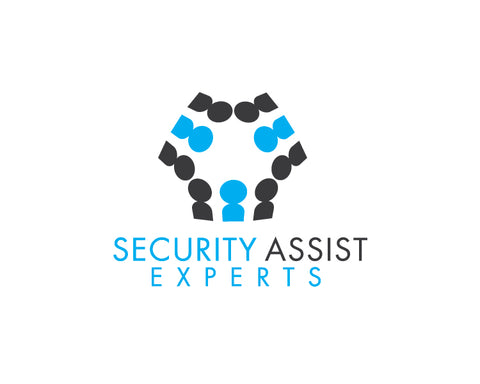 Logo example for a security company, custom branded