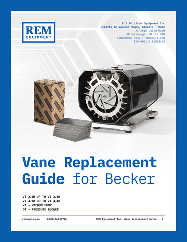 REM Equipment Vane Replacement Guide for Becker