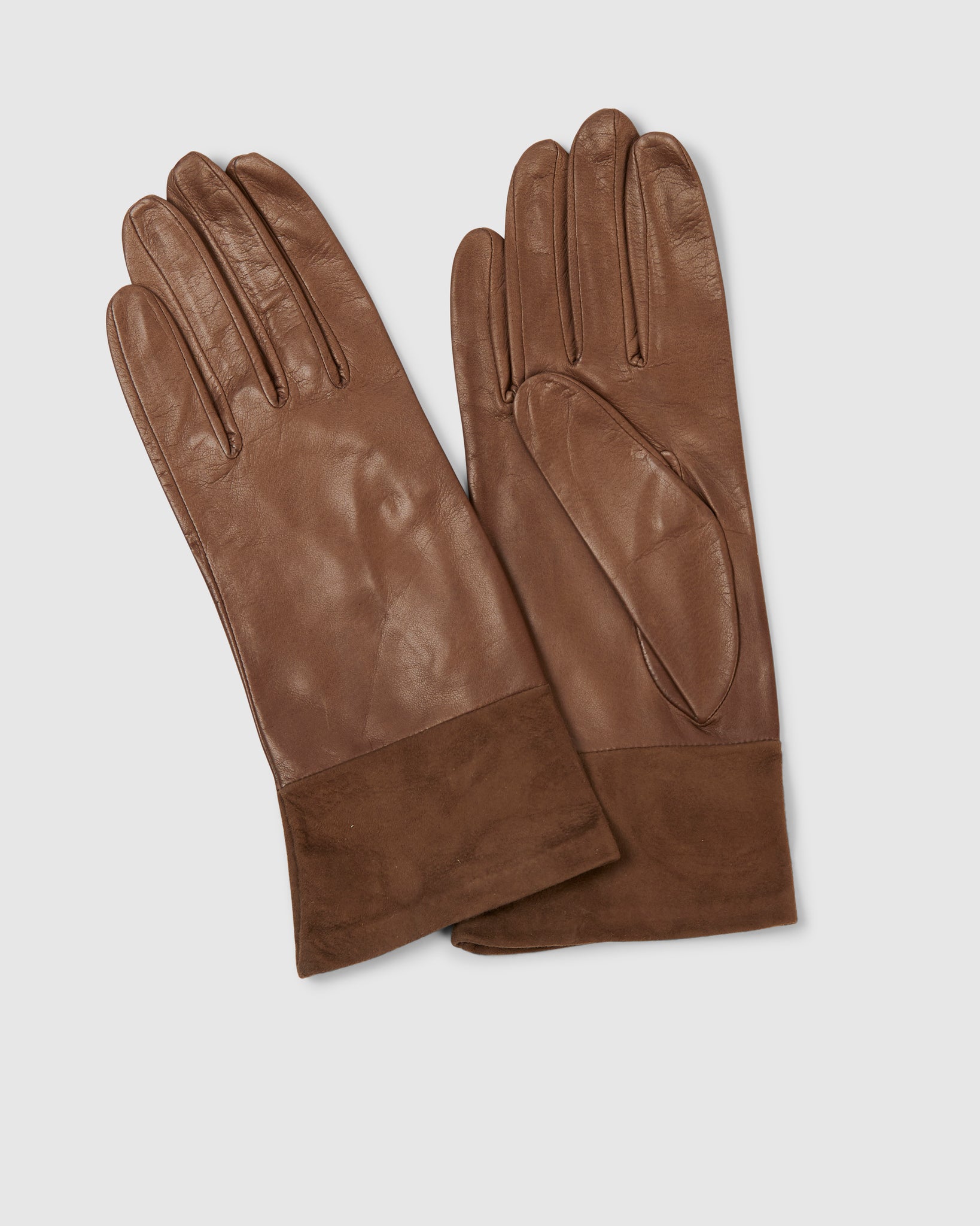 maroon leather ladies gloves