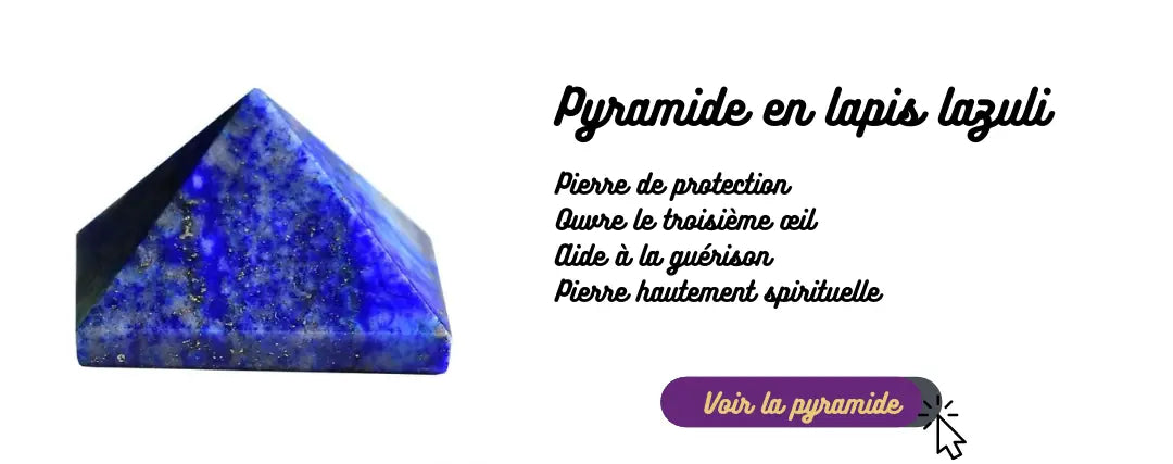 Pyramide en lapis lazuli