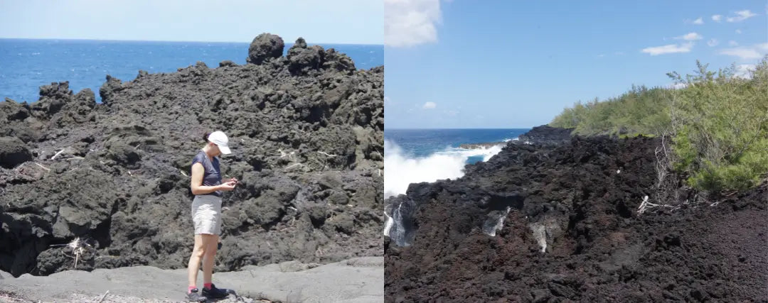 Roche volcanique La Réunion