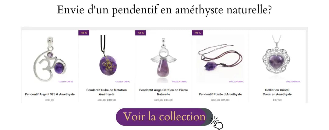 Pendentifs améthyste