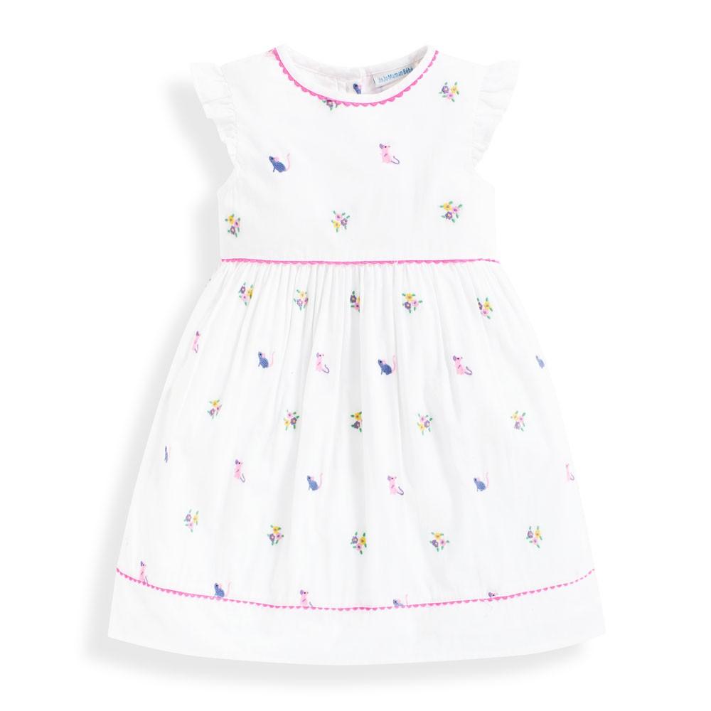 bebe embroidered dress